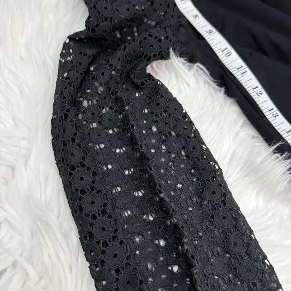 Boden Women's Sleeve Detail Midi Dress Black Size 8R NWT - Picture 4 of 16